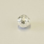 Cut Bead Sterling Silver