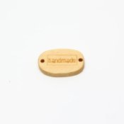 Oval Tag "Handmade"