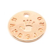 Round Tag "Hand Gjord" RG