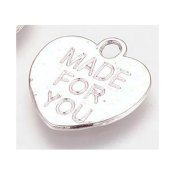 Heart shaped Tag "Made for You"