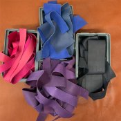 Mixed leather strips