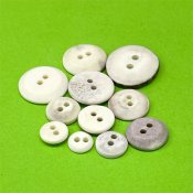 Polished Reindeer Antler button