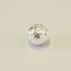 Cut Bead Sterling Silver