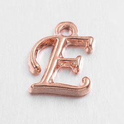 Bokstavs Berlock Rose-Gold