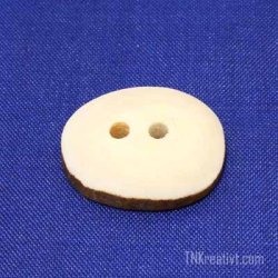 Antler Button Curved
