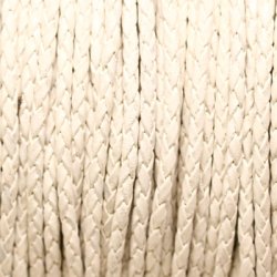 Braided Leather String 3 mm