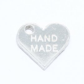  Heart shaped Tag "Hand Made"Sn 