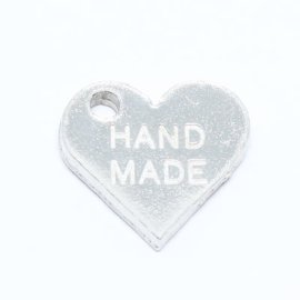  Hjrtformad Tag "Hand Made"Sn 