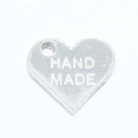  Heart shaped Tag "Hand Made"Sn 