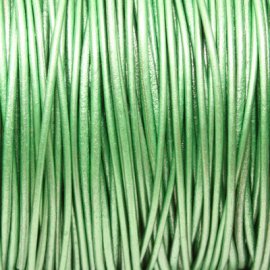  "Metallic" Round Leather Cord 1 mm 