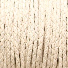  Braided Leather String 3 mm 