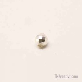  Disco Bead Sterling Silver 