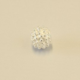  Patterned Bead Sterling Silver 